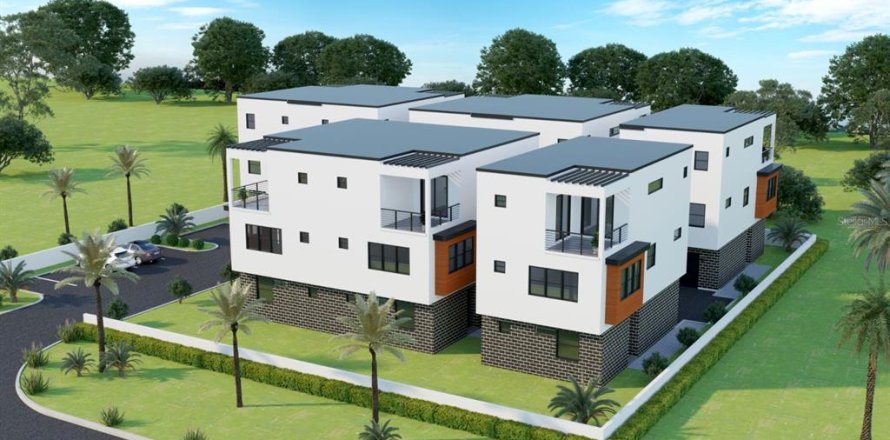 Townhouse in Tampa, Florida 3 bedrooms, 212.1 sq.m. № 1083467