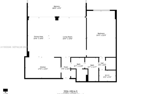 Condo in Miami, Florida, 1 bedroom  № 1992027 - photo 24