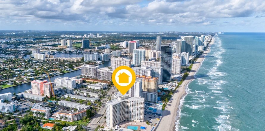 Condo à Hallandale Beach, Floride, 1 chambre  № 1995886
