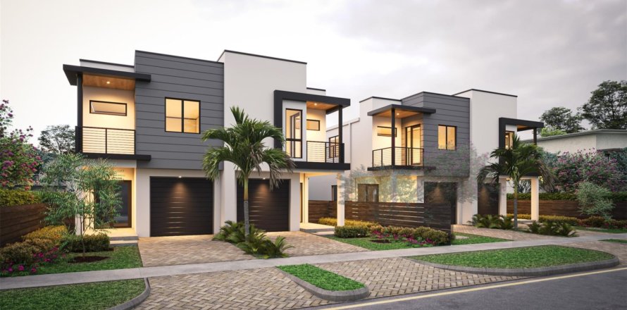 Adosado en Fort Lauderdale, Florida 4 dormitorios, 263.94 m2 № 1154238