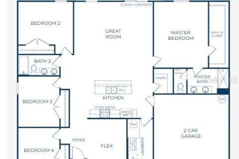 Villa ou maison à vendre à Weeki Wachee, Floride: 4 chambres, 190.64 m2 № 2415294 - photo 3