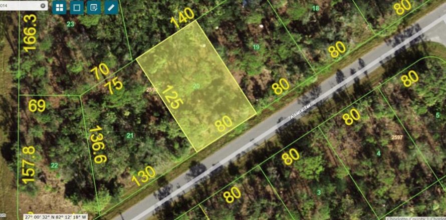 Land in Port Charlotte, Florida № 2258533