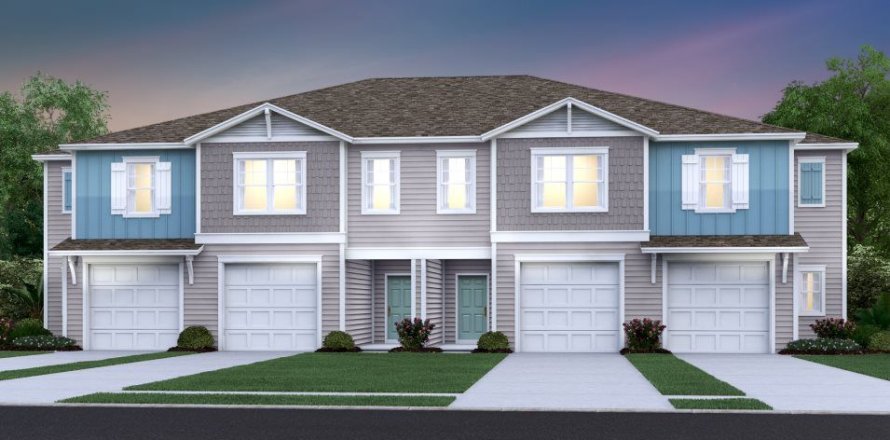 Townhouse in Longbay Townhomes in Middleburg, Florida 3 bedrooms, 166 sq.m. № 450059