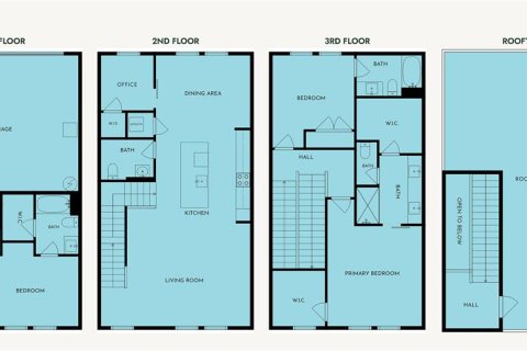 Townhouse in Tampa, Florida 3 bedrooms, 213.12 sq.m. № 2418589 - photo 30