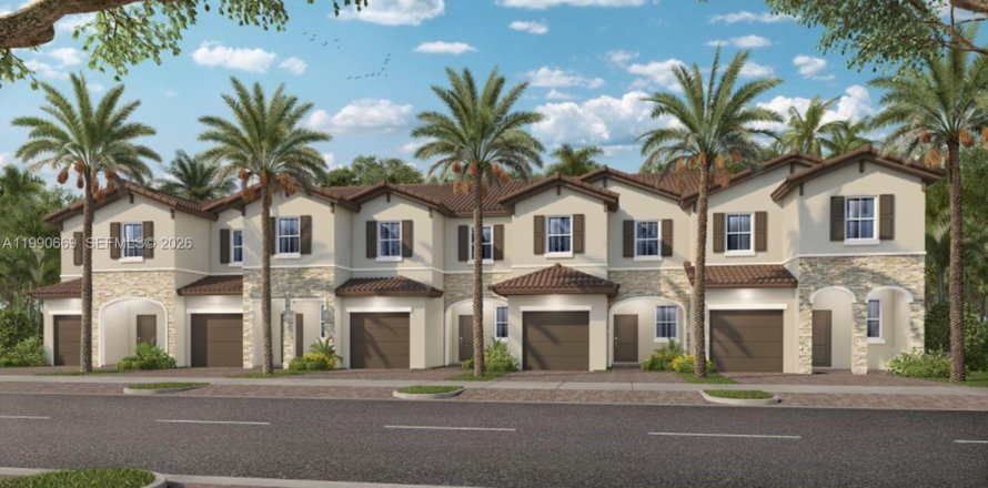 Adosado en Homestead, Florida 3 dormitorios, 134.06 m2 № 2057968