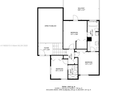Casa en venta en Miami, Florida, 4 dormitorios, 225.29 m2 № 1890366 - foto 26