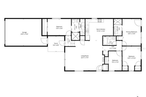 House in Saint Petersburg, Florida 4 bedrooms, 122.63 sq.m. № 2225482 - photo 6