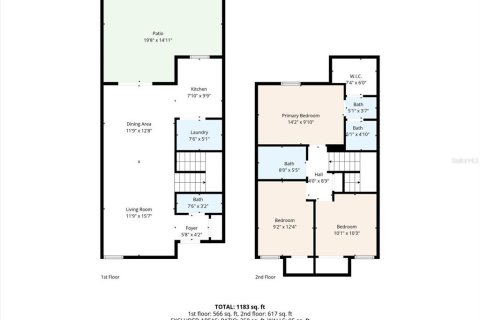 Townhouse in Clearwater, Florida 3 bedrooms, 109.53 sq.m. № 2157957 - photo 2