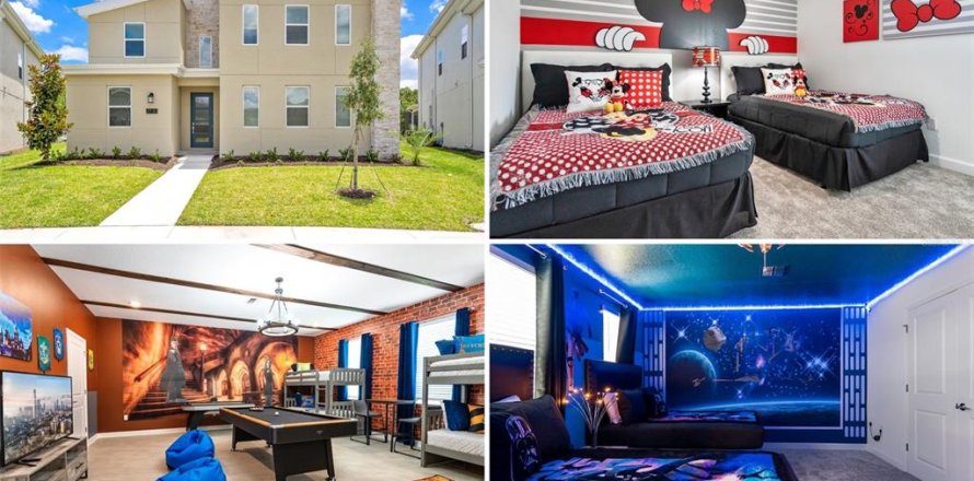 House in Kissimmee, Florida 8 bedrooms, 398.46 sq.m. № 1843172