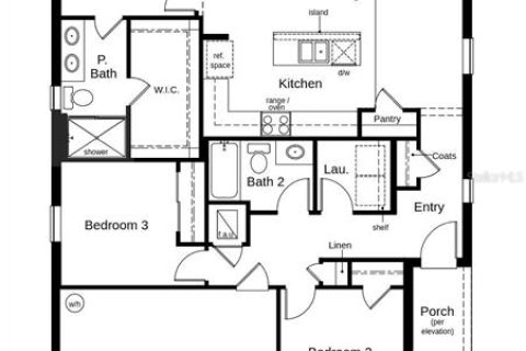 House in Lake Wales, Florida 3 bedrooms, 129.41 sq.m. № 1591757 - photo 2