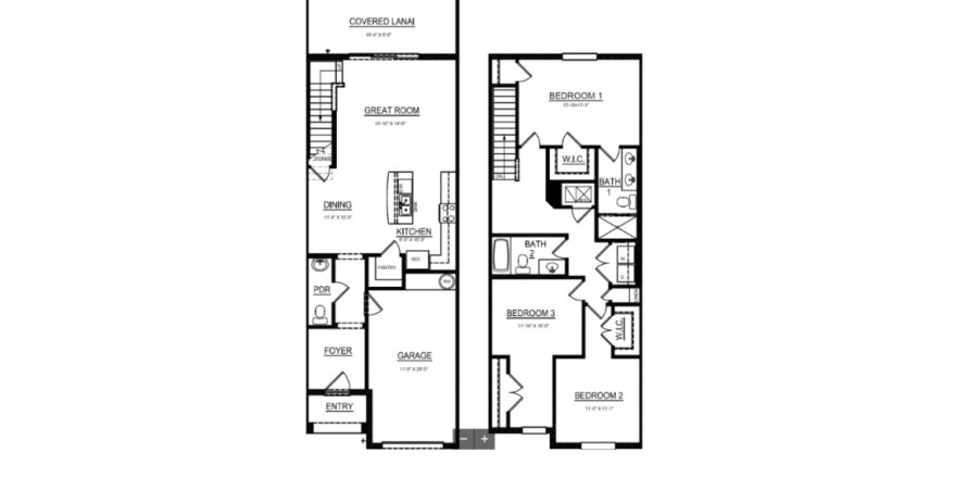 Touwnhouse à Braden Pointe à Bradenton, Floride 3 chambres, 155 m2 № 574230