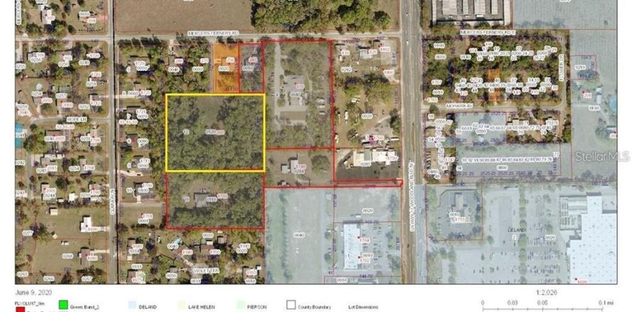 Terreno en DeLand, Florida № 1735180