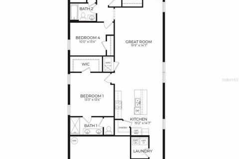 House in Sanford, Florida 4 bedrooms, 155.89 sq.m. № 2201063 - photo 3