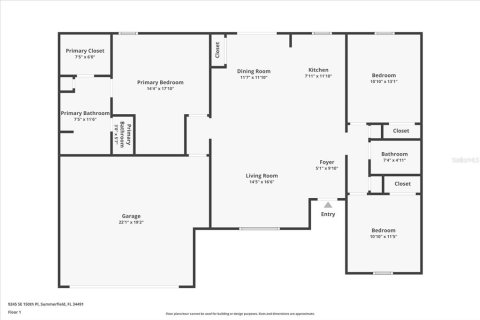 House in Summerfield, Florida 3 bedrooms, 136.47 sq.m. № 1846739 - photo 23