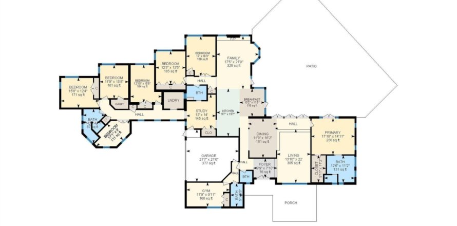 House in Boca Raton, Florida 7 bedrooms, 395.48 sq.m. № 1118695