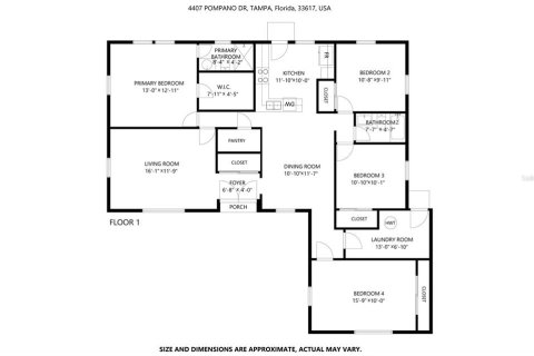 Villa ou maison à louer à Tampa, Floride: 4 chambres, 154.59 m2 № 2415278 - photo 19