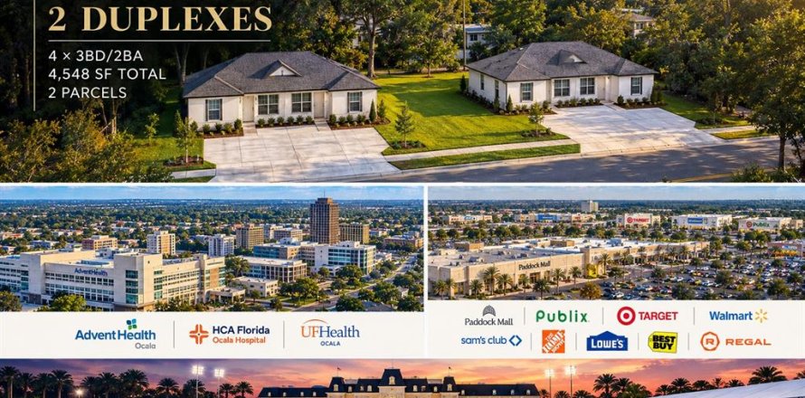 Immobilier commercial à Ocala, Floride 12 chambres, 422.52 m2 № 2399133
