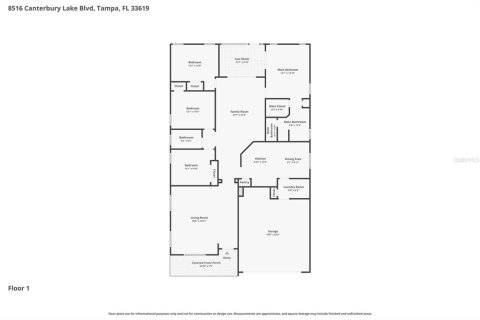 Villa ou maison à vendre à Tampa, Floride: 4 chambres, 178.65 m2 № 2329976 - photo 21