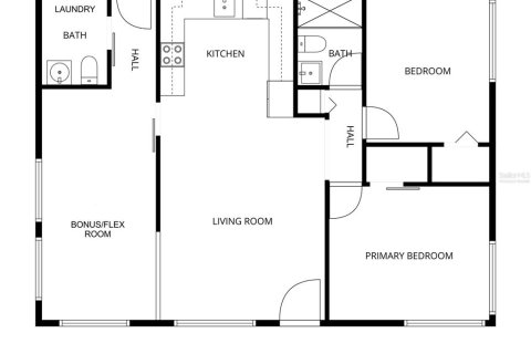 House in Redington Shores, Florida 2 bedrooms, 98.85 sq.m. № 2110430 - photo 4