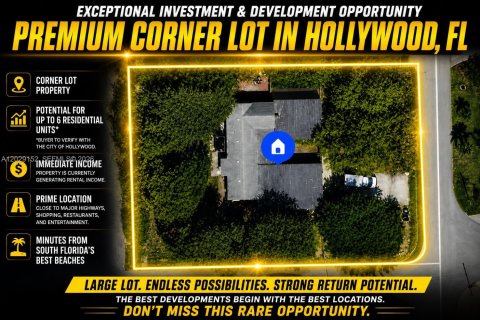 Villa ou maison à Hollywood, Floride 5 chambres, 166.11 m2 № 2077413