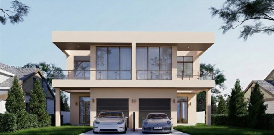 Townhouse in Miami, Florida 4 bedrooms, 238.85 sq.m. № 2046569