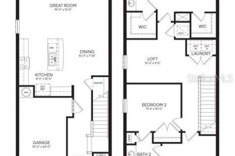 Townhouse in Orlando, Florida 3 bedrooms, 163.32 sq.m. № 2122248 - photo 17