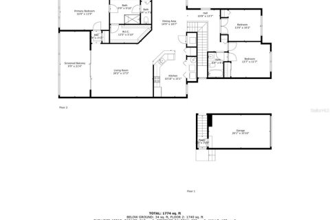 Condominio en alquiler en Davenport, Florida, 2 dormitorios, 175.86 m2 № 1913634 - foto 16