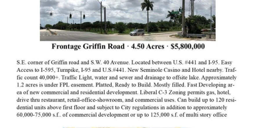 Land in Hollywood, Florida № 40499