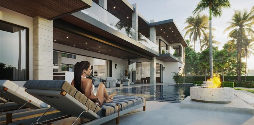 House in Lighthouse Point, Florida 5 bedrooms, 619.94 sq.m. № 924387
