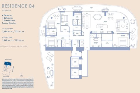 Condominio en venta en Miami, Florida, 4 dormitorios № 1874129 - foto 15
