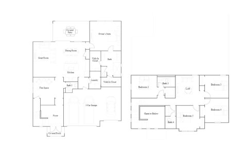 House floor plan «266SQM», 5 bedrooms in ARDEN
