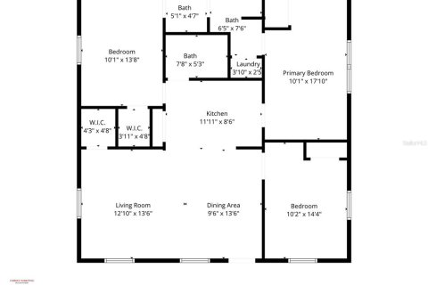 Villa ou maison à louer à Tampa, Floride: 3 chambres, 107.4 m2 № 2237839 - photo 2