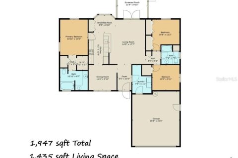 House in Inverness, Florida 3 bedrooms, 133.31 sq.m. № 1902377 - photo 8