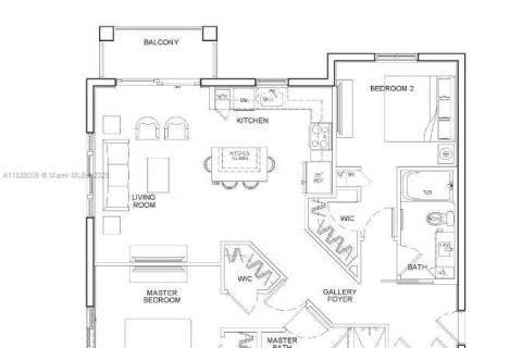 Снять в аренду квартиру в Санрайз, Флорида 2 спальни, 105.07м2, № 2014185 - фото 6