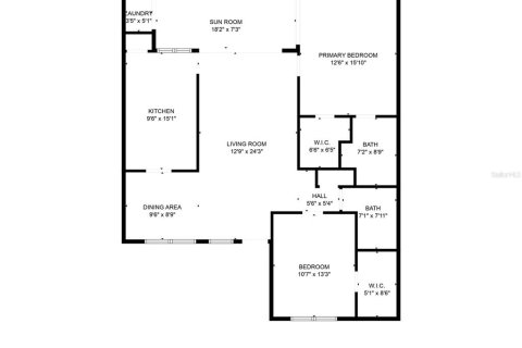 House in New Port Richey, Florida 2 bedrooms, 123.19 sq.m. № 1901879 - photo 24