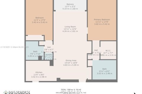 Condominio en venta en Miami Beach, Florida, 2 dormitorios, 123.19 m2 № 1776416 - foto 18