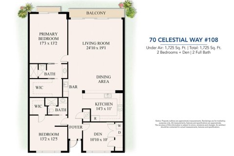 Condo in Juno Beach, Florida, 2 bedrooms № 2245241 - photo 13
