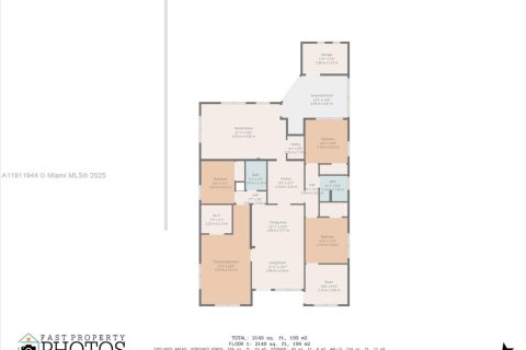 House in Opa-locka, Florida 4 bedrooms, 199.65 sq.m. № 1968116 - photo 3