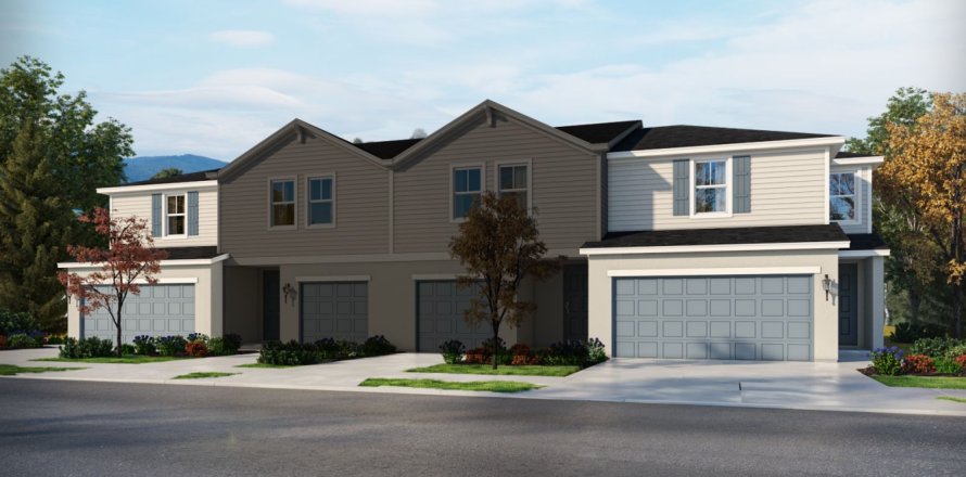 Townhouse in Union Square by Meritage Homes in Davenport, Florida 3 rooms, 146 sq.m. № 302573