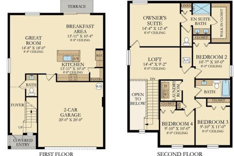 House in Winter Haven, Florida 4 bedrooms, 179.58 sq.m. № 2217327 - photo 5