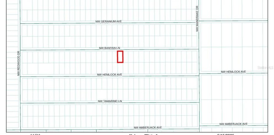 Terreno en Dunnellon, Florida № 2213809