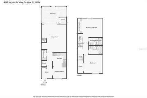 Adosado en venta en Tampa, Florida, 2 dormitorios, 101.64 m2 № 2157765 - foto 19