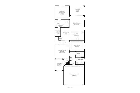 Townhouse floor plan «208SQM», 3 bedrooms in AZURE AT HACIENDA LAKES