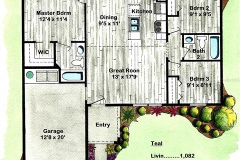 Casa en venta en Ocala, Florida, 3 dormitorios, 100.61 m2 № 1403272 - foto 24