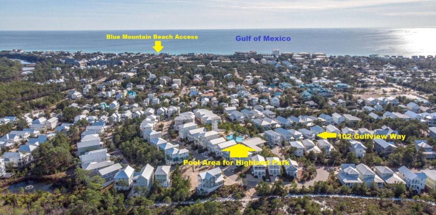 Villa ou maison à Santa Rosa Beach, Floride 4 chambres, 213.21 m2 № 589830