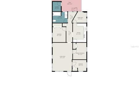 House in Saint Petersburg, Florida 3 bedrooms, 93.65 sq.m. № 2211338 - photo 26