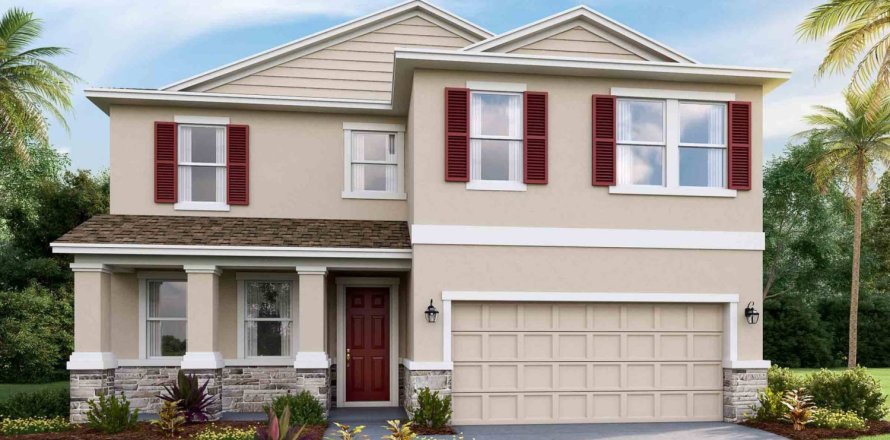 House in Silverstone North in Palmetto, Florida 4 bedrooms, 256 sq.m. № 598316