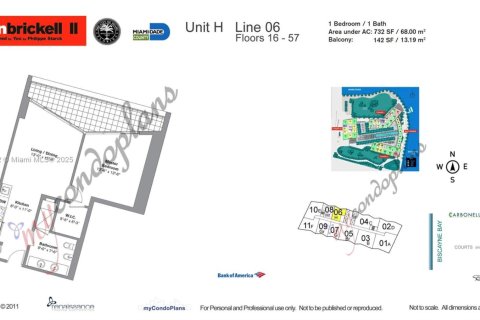 Condo in Miami, Florida, 1 bedroom  № 1956898 - photo 16