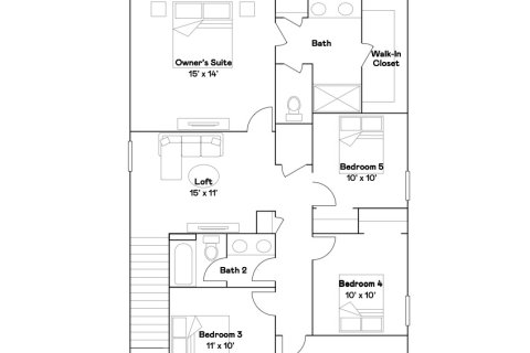 House in Wesley Chapel, Florida 5 bedrooms, 205.78 sq.m. № 1870815 - photo 2