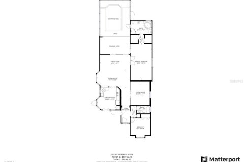 House in Weeki Wachee, Florida 2 bedrooms, 153.29 sq.m. № 1735216 - photo 4
